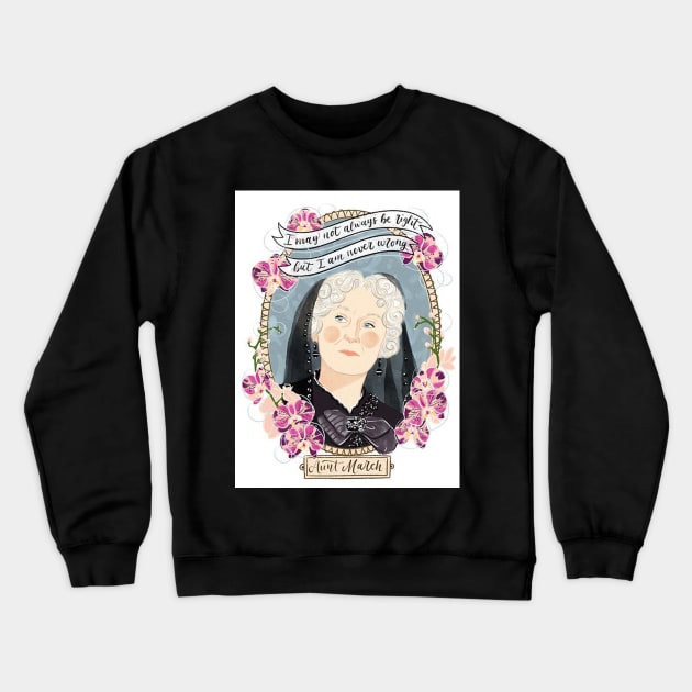 Aunt March botanical Crewneck Sweatshirt by marryslinter